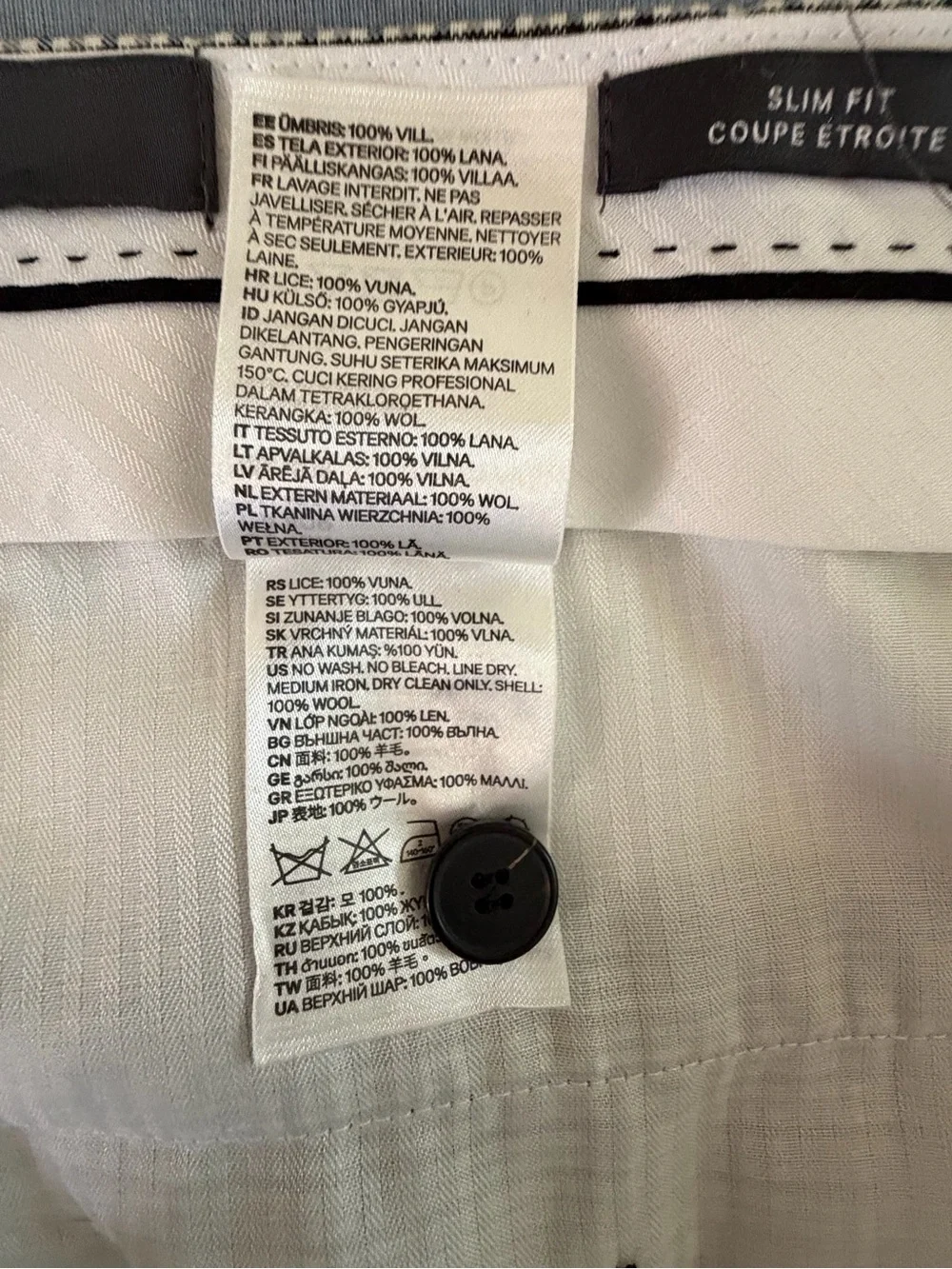 H&M men check